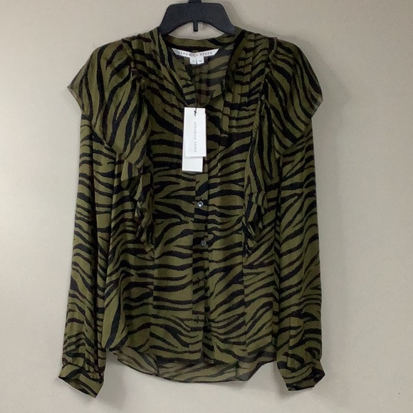 Veronica Beard Long Sleeve Camilla Top - Picture 4 of 14